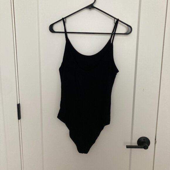 Nordstrom Soprano Sleeveless Tank Top Bodysuit in Black, size S, lots of stretch - Picture 2 of 6